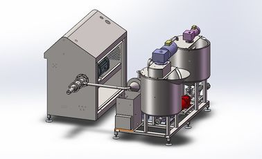 150 - 400 kg/hr 수용량을 가진 PLC 통제 시스템 크림 케이크 반죽 믹서 협력 업체